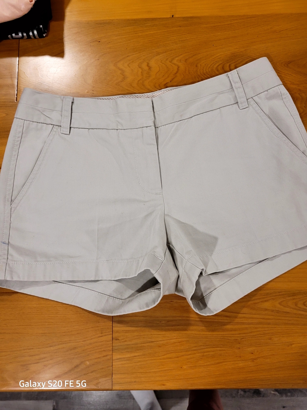 J. Crew Light Beige Cotton Blend Casual Cargo Shorts